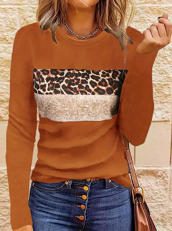 Emmi | het chique shirt met lange mouwen en luipaardprint