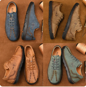 Hans - orthopedische herensneakers in Italiaanse stijl