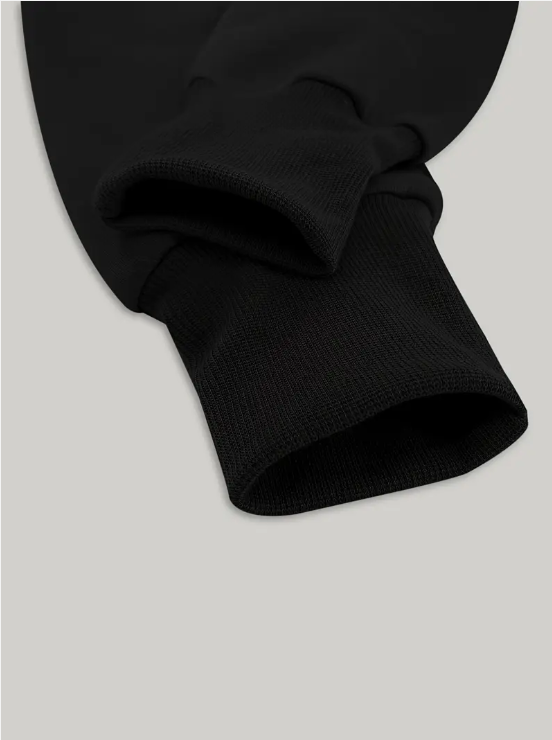 Scharlakenrode cropped katoenen hoodie met rits