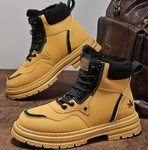 Levi - snowboots voor heren met dikke zolen