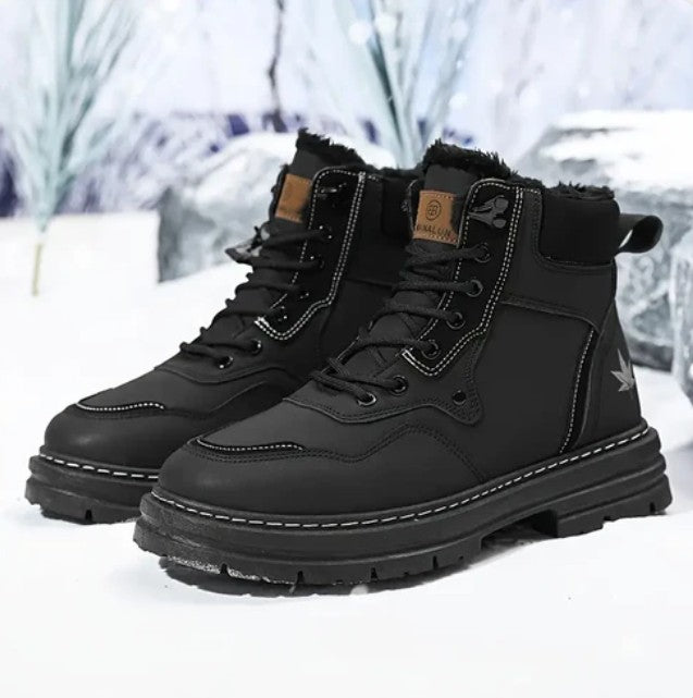 Levi - snowboots voor heren met dikke zolen