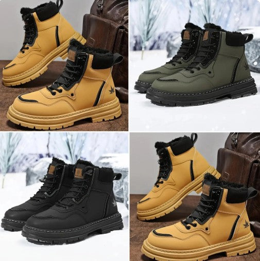 Levi - snowboots voor heren met dikke zolen