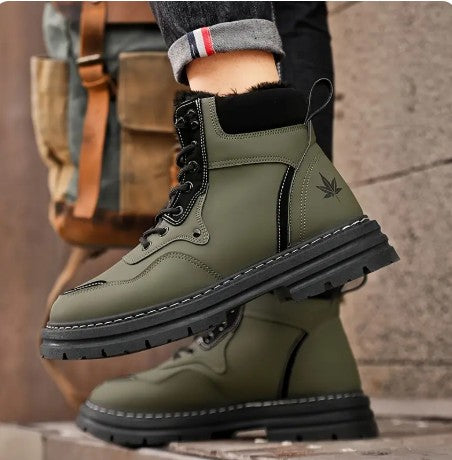 Levi - snowboots voor heren met dikke zolen