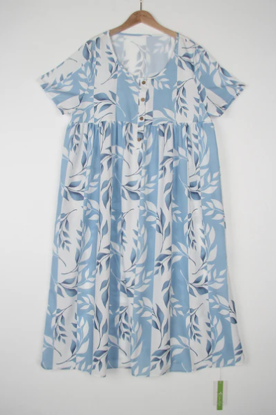 Camila – maxi-jurk met bladdans