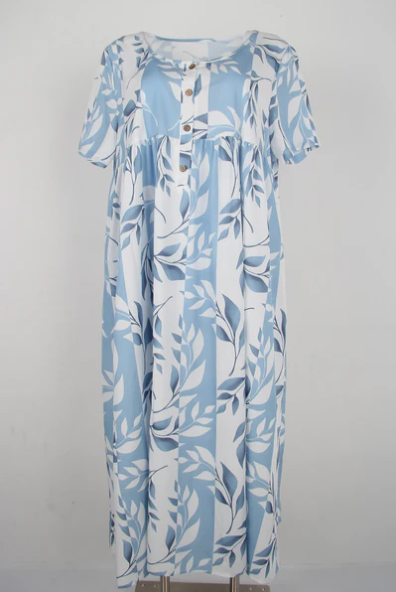 Camila – maxi-jurk met bladdans