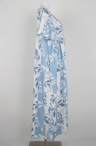 Camila – maxi-jurk met bladdans