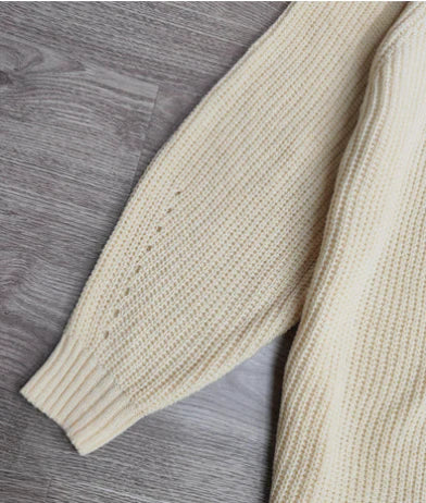 Madeline - comfortabele wintergebreide jurk