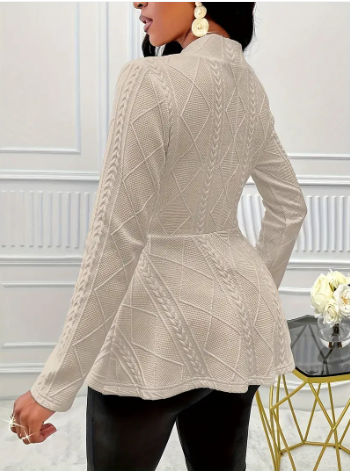Savannah - elegante gebreide blazer