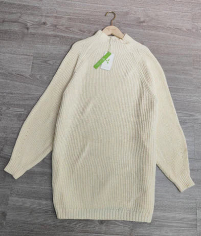 Madeline - comfortabele wintergebreide jurk