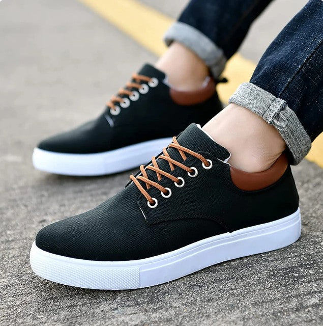 Michel - comfortabele, chique herensneakers