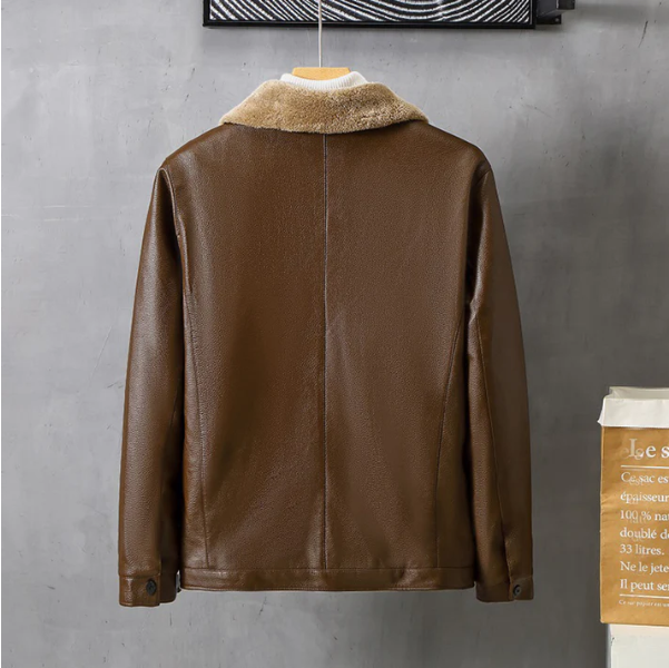 Tino - vintage leren herenjack