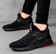 ASHTON | platte sneakers van mesh