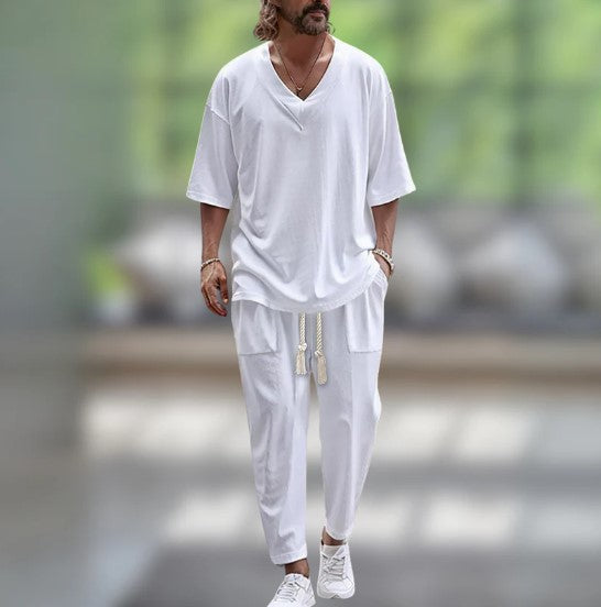 Joe – set overhemd en linnen broek