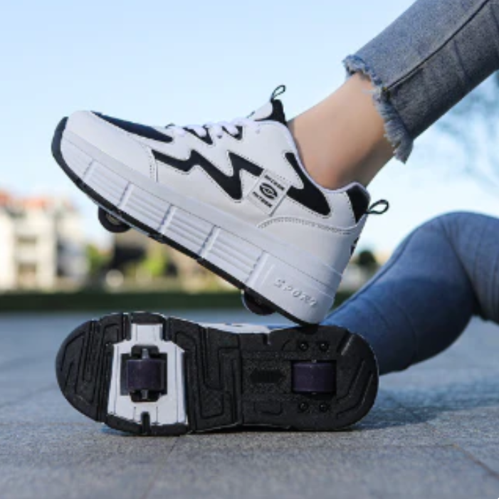 Justine | heelie sneakers - sportief & modern