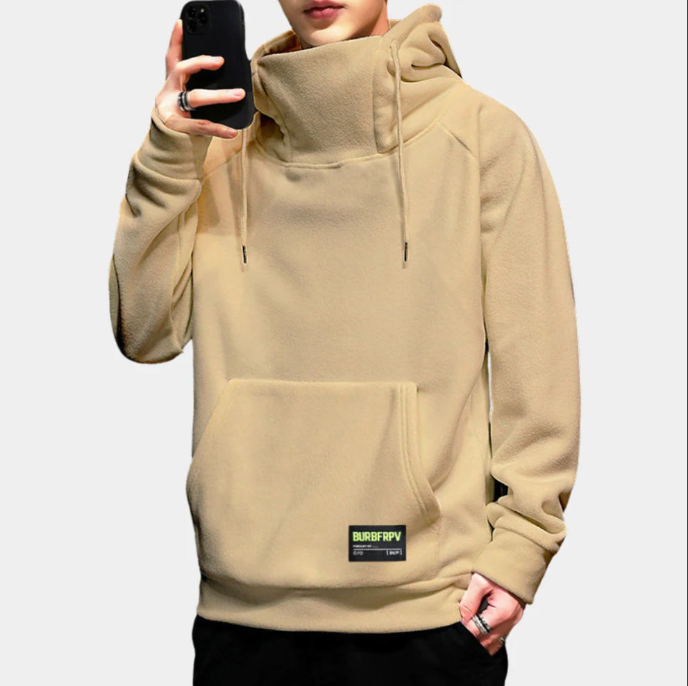 Warme grote maten hoodie voor heren