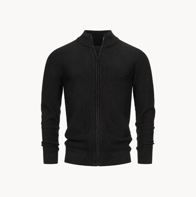 Tobias | stijlvolle comfortabele herentrui met ritssluiting