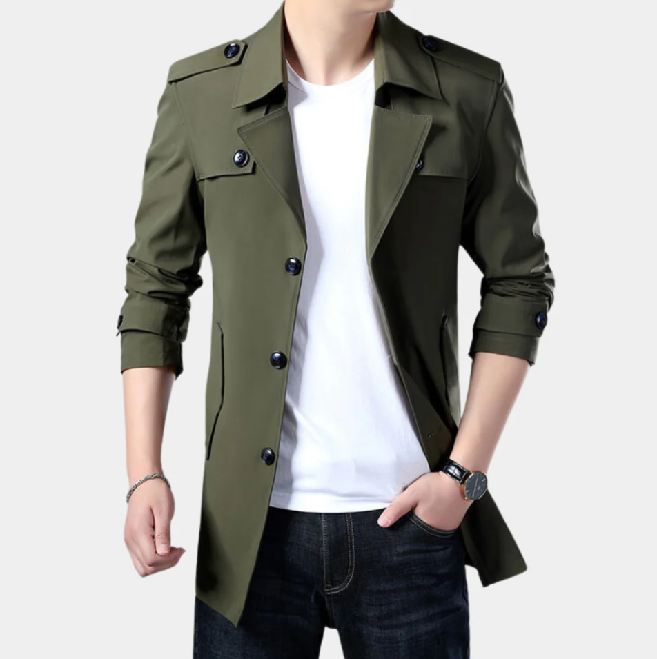 Gregorio - elegante klassieke trenchcoat voor de moderne man