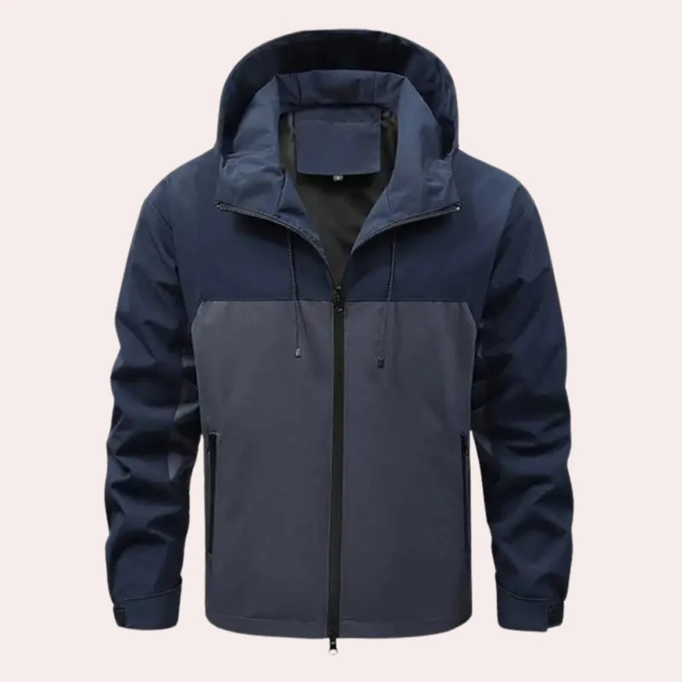 Casual windjack met capuchon voor heren