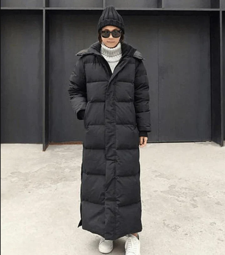 Winterjas | lange donsjas met capuchon voor dames