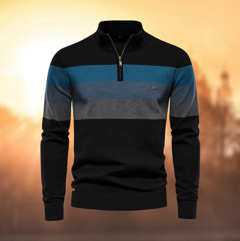 Gestreepte premium herentrui