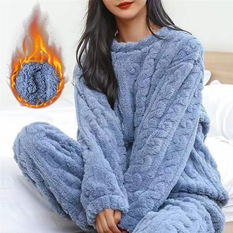 Fleece pyjamaset voor gezelligheid voor dames
