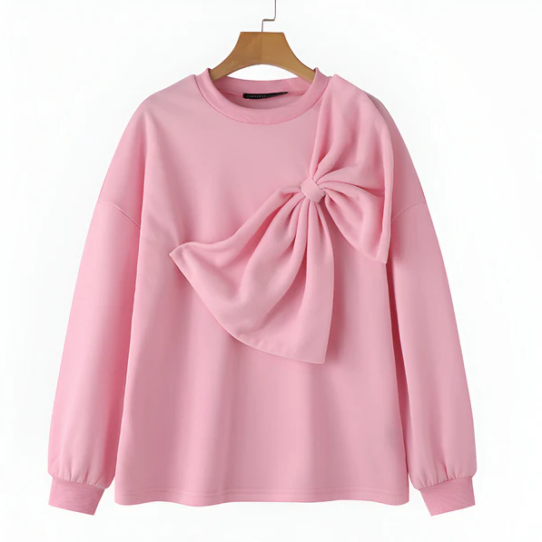 Sibille | stijlvol sweatshirt met strik