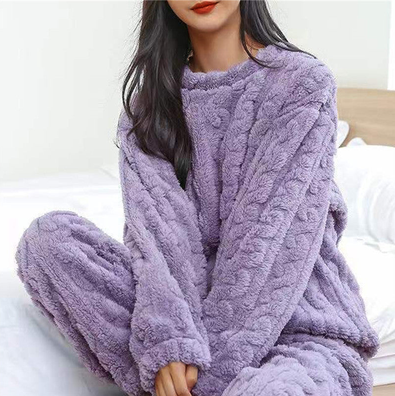 Fleece pyjamaset voor gezelligheid voor dames