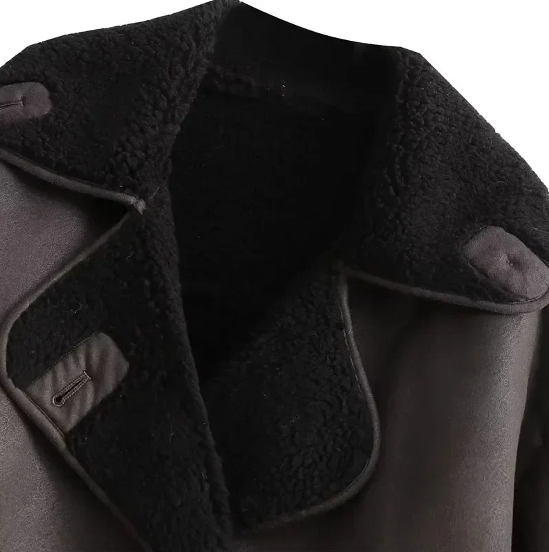 Tatjana | duurzaam faux oversized jack voor dames