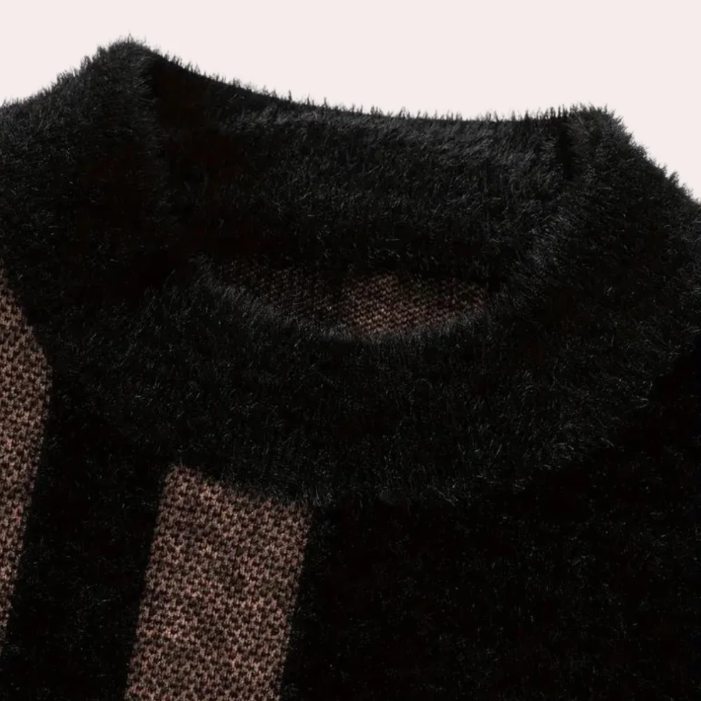 Agusztav - zachte en rekbare gebreide trui voor heren