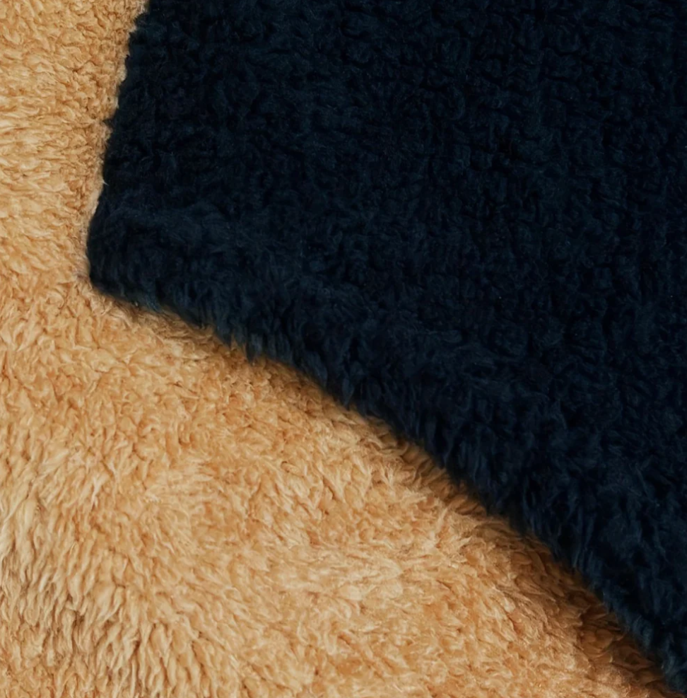 Balasz - tweekleurige donzige hoodie voor heren