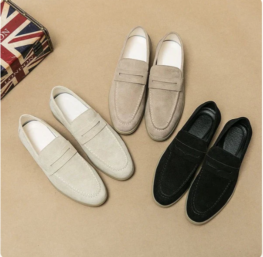 Modieuze luxe herenloafersschoenen - Bram