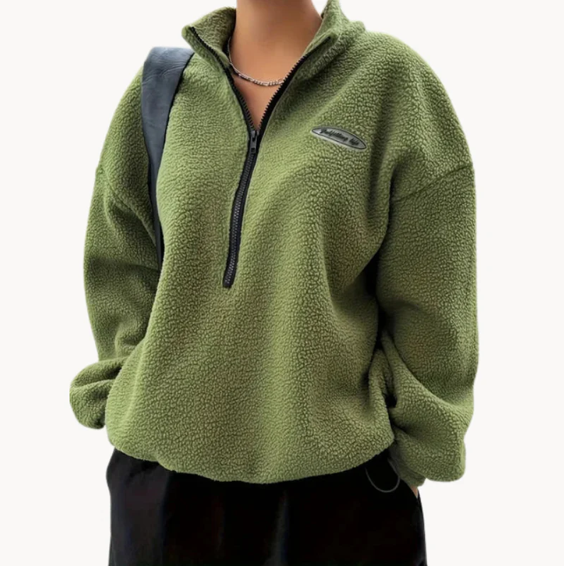 Walburga | veelzijdige damestrui met rits