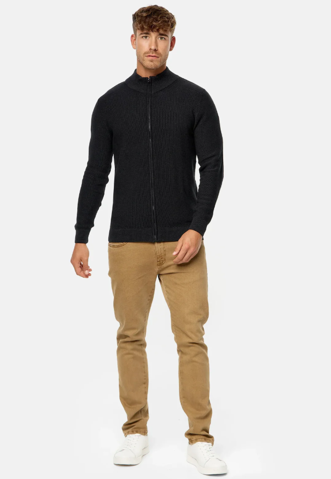 Tobias | stijlvolle comfortabele herentrui met ritssluiting