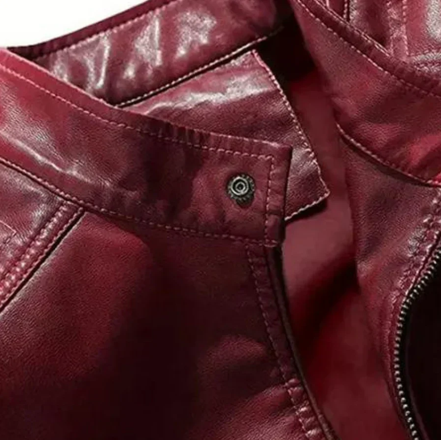 Elegante herenjas met opstaande kraag