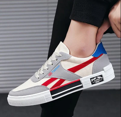 Adolph - modieuze canvas herenschoenen