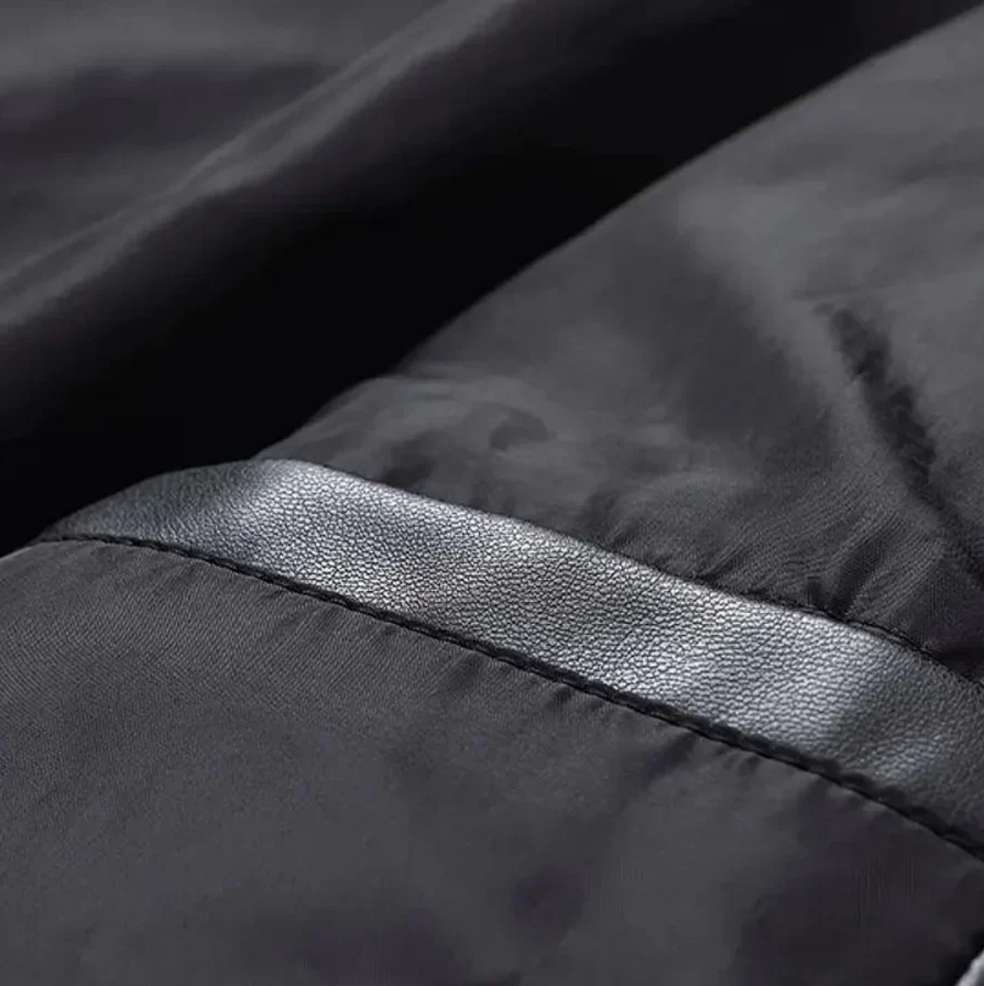 Moderne jas met rits voor heren