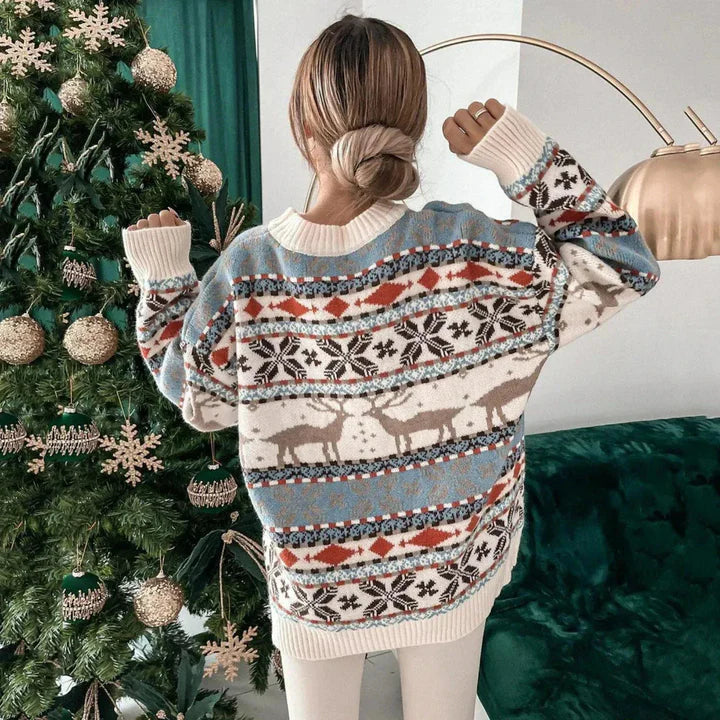 Emma - oversized kersttrui voor dames