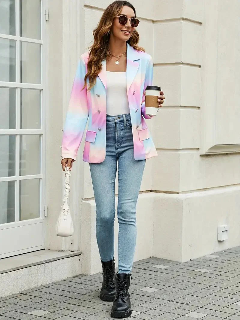 Kleurrijke - eenhoorn blazer voor de zomer | Tyla