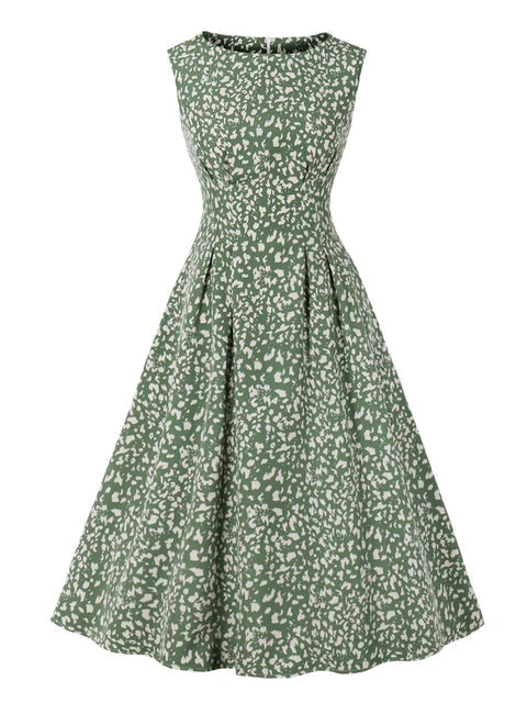 Katharina - zwart-witte retrojurk