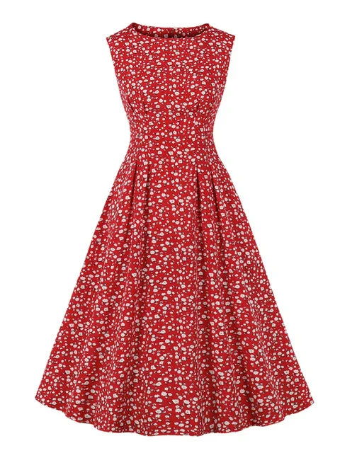 Katharina - zwart-witte retrojurk