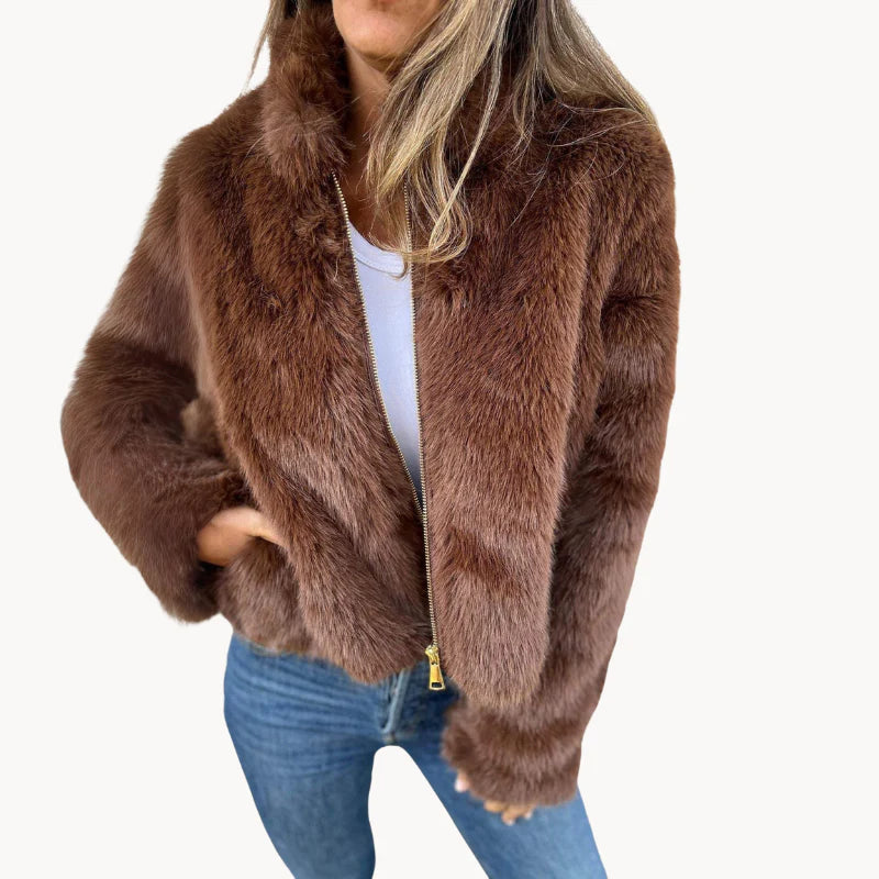 Hoop - luxe fur comfort damesjas