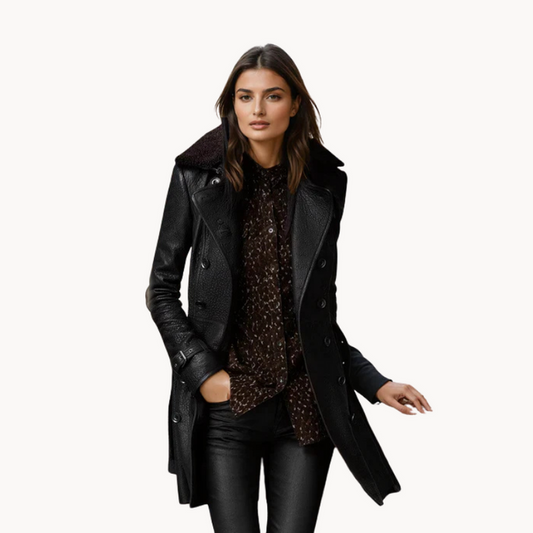 Davina | elegante luxe trenchcoat voor dames