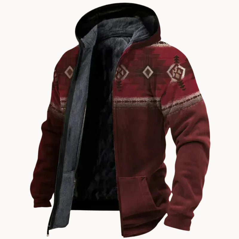 Susanna - warme vintage fleece herenjas