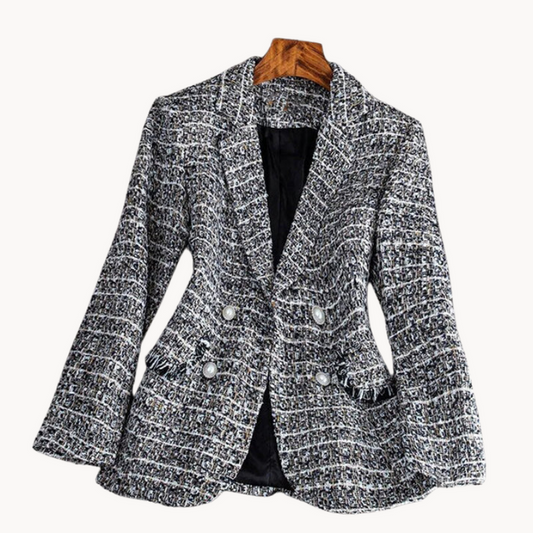 Saskia | elegante tweedblazer voor dames