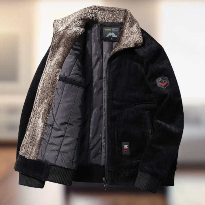 Quentin - fleece gevoerde herenjas