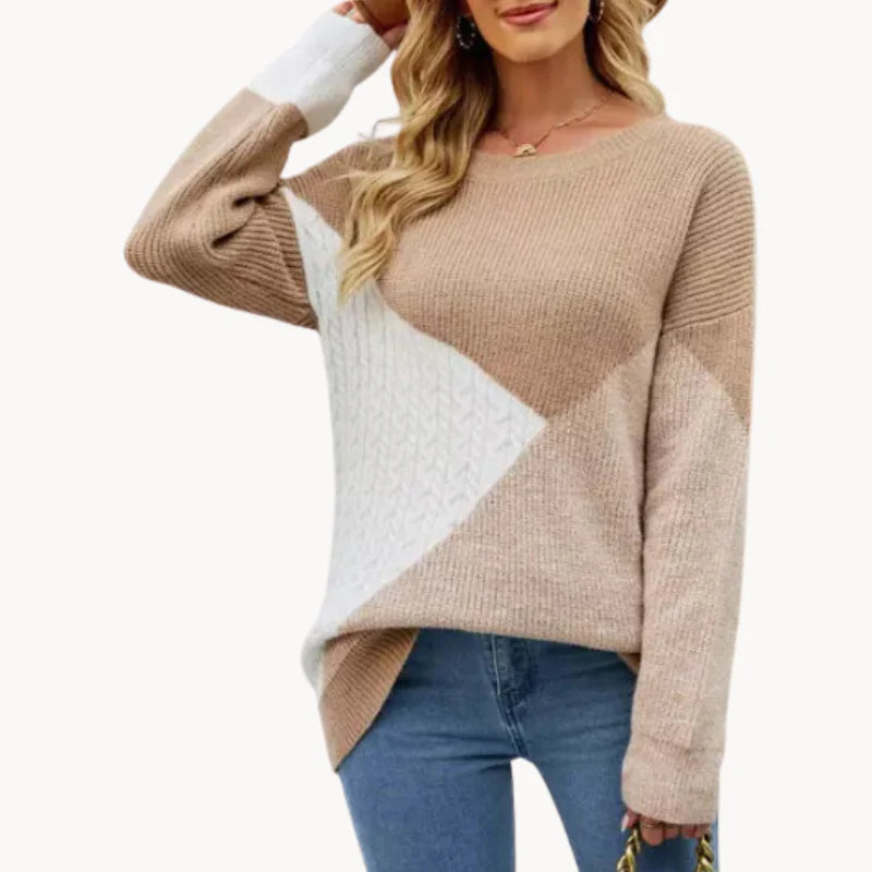 Bryony - speels veelkleurig sweatshirt voor dames. casual top
