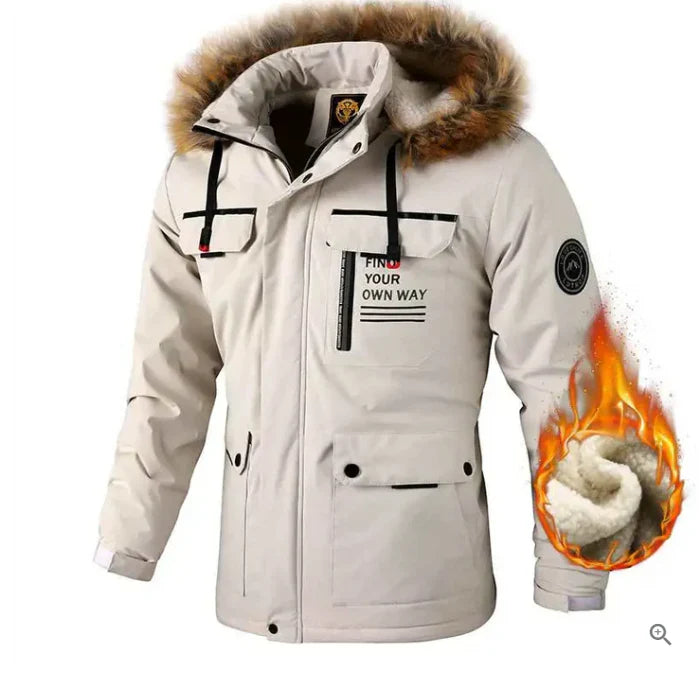 Hoge kwaliteit waterdichte winterjas voor heren