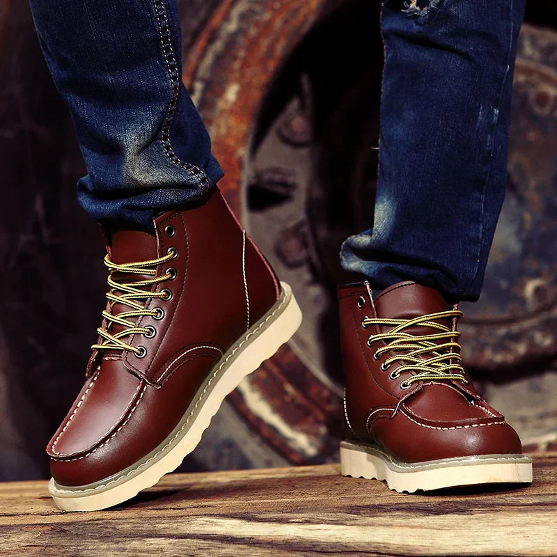 Retro winterlaarzen voor mannen | warm & robuust