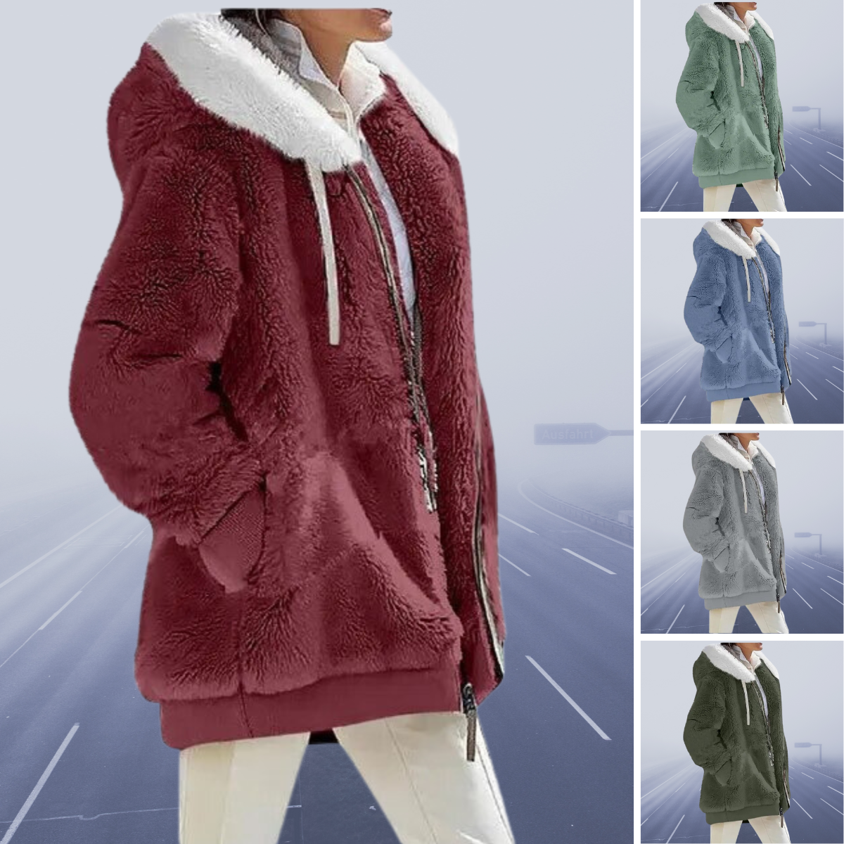 Oversized teddyjack voor dames | gezellig en warm | winterjas