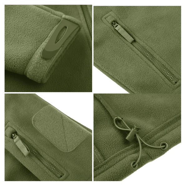 Elias - tactisch fleecejack.